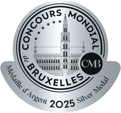 Médaille d'argent Concours Mondial de Bruxelles 2025