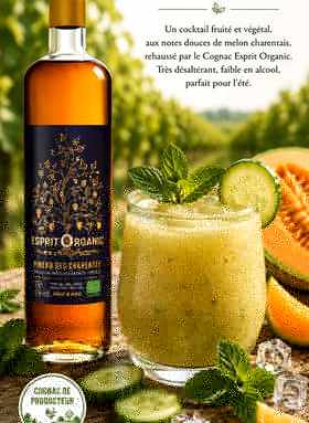 Fiche cocktail L’heure dorée Cognac Esprit Organic