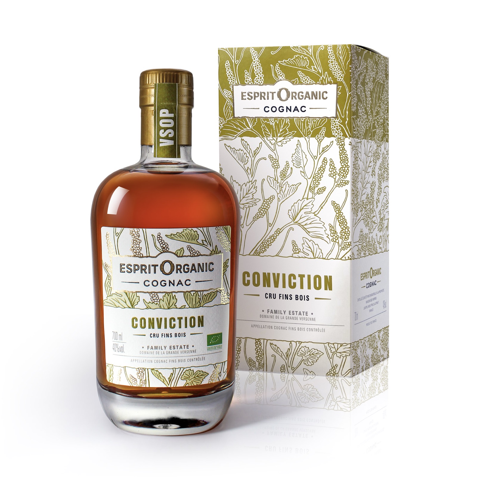 Ancien site Cognac Esprit Organic - VSOP CONVICTION