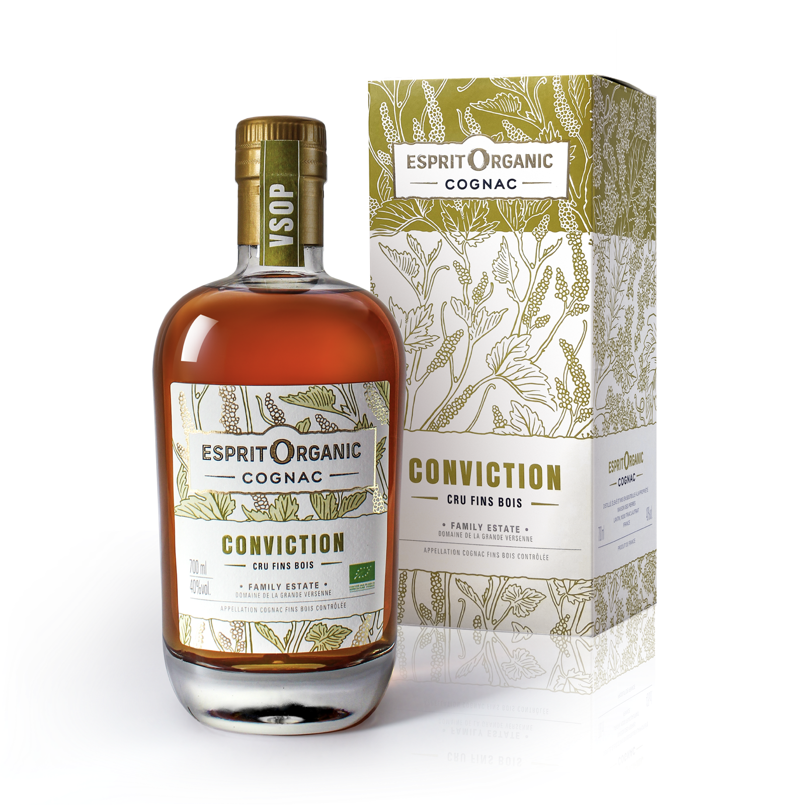 Ancien site Cognac Esprit Organic - VSOP CONVICTION